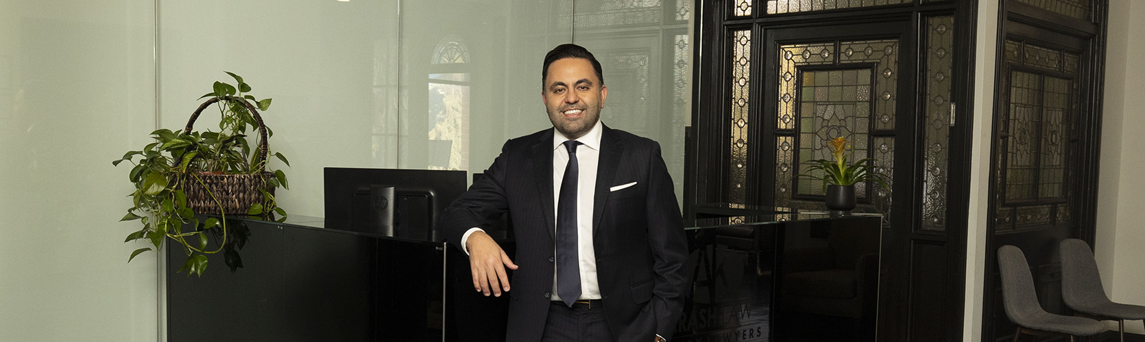 a man in a suit and tie